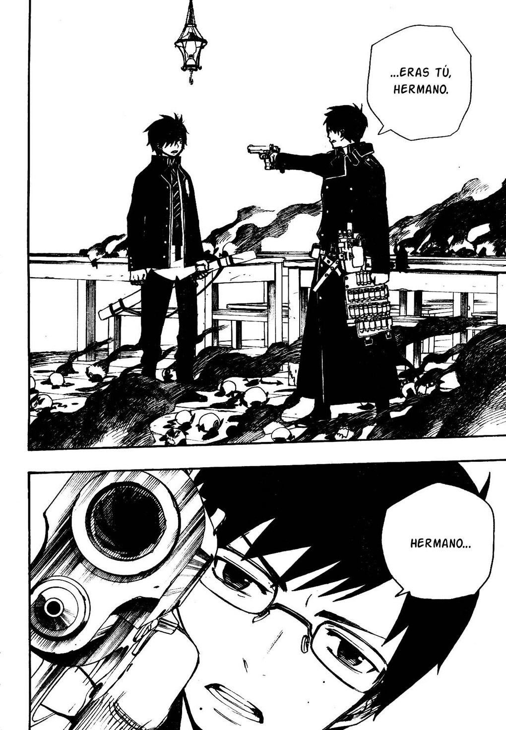 Ao no Exorcist Manga 02- Hermano Mayor y Hermano Menor Aonoexorcist39