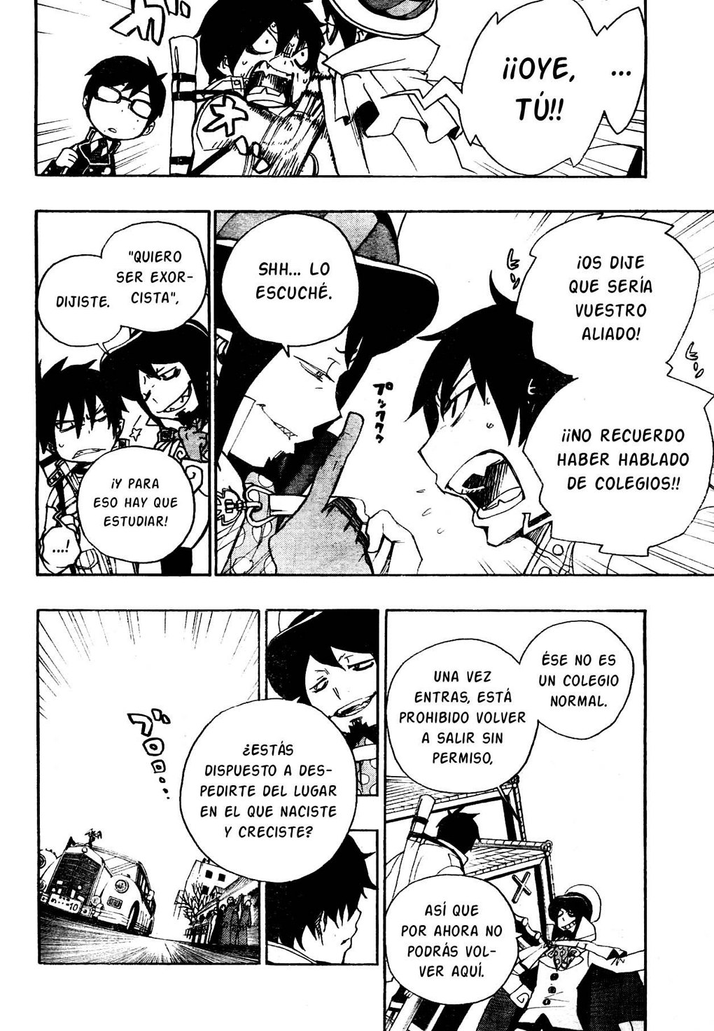 Ao no Exorcist Manga 02- Hermano Mayor y Hermano Menor Aonoexorcist4