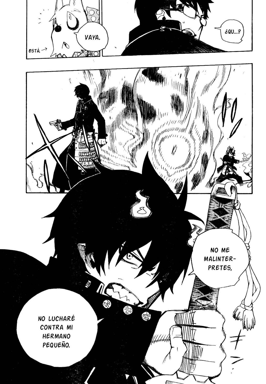 Ao no Exorcist Manga 02- Hermano Mayor y Hermano Menor Aonoexorcist44