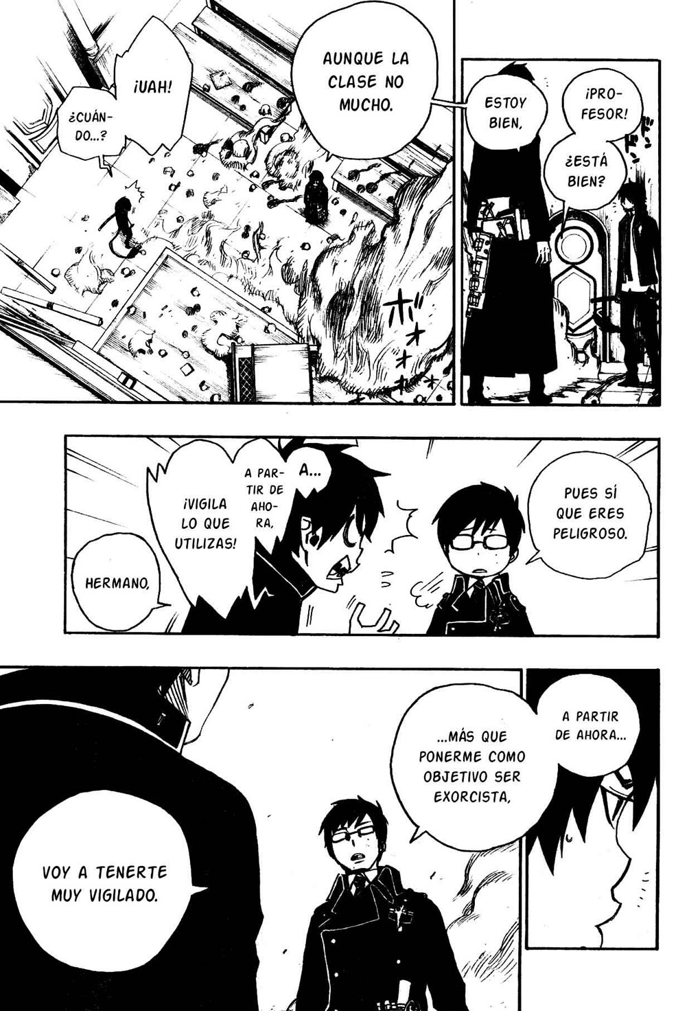 Ao no Exorcist Manga 02- Hermano Mayor y Hermano Menor Aonoexorcist48