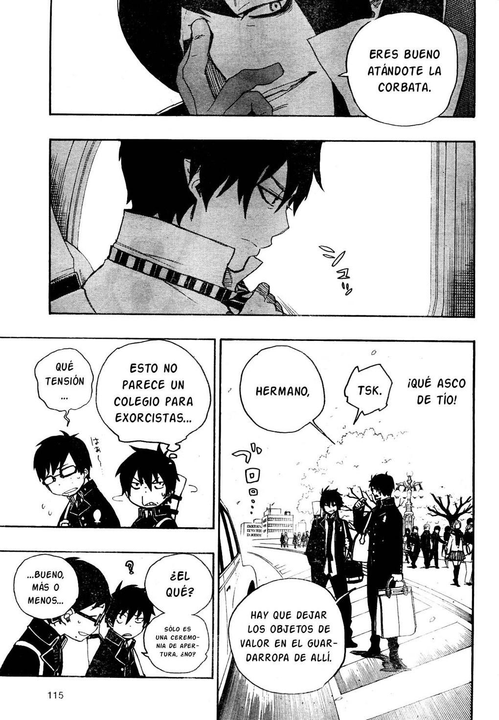 Ao no Exorcist Manga 02- Hermano Mayor y Hermano Menor Aonoexorcist8