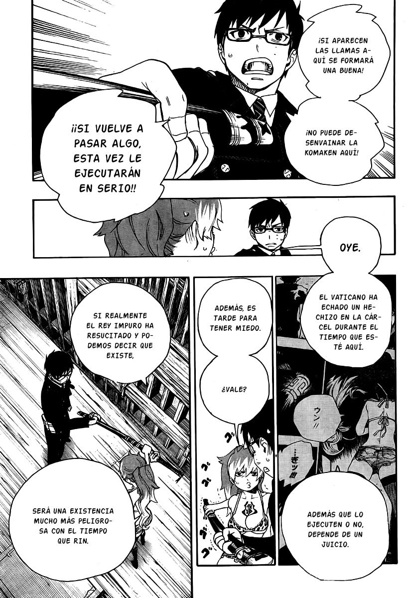 Ao no Exorcist Manga 25 -  El rey impuro Aonoexorcist34