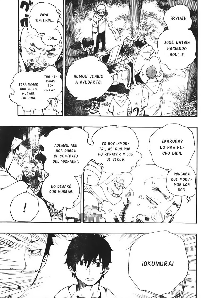 Ao no Exorcist Manga 27 - Batalla Decisiva contra el rey impuro Aonoexorcist14