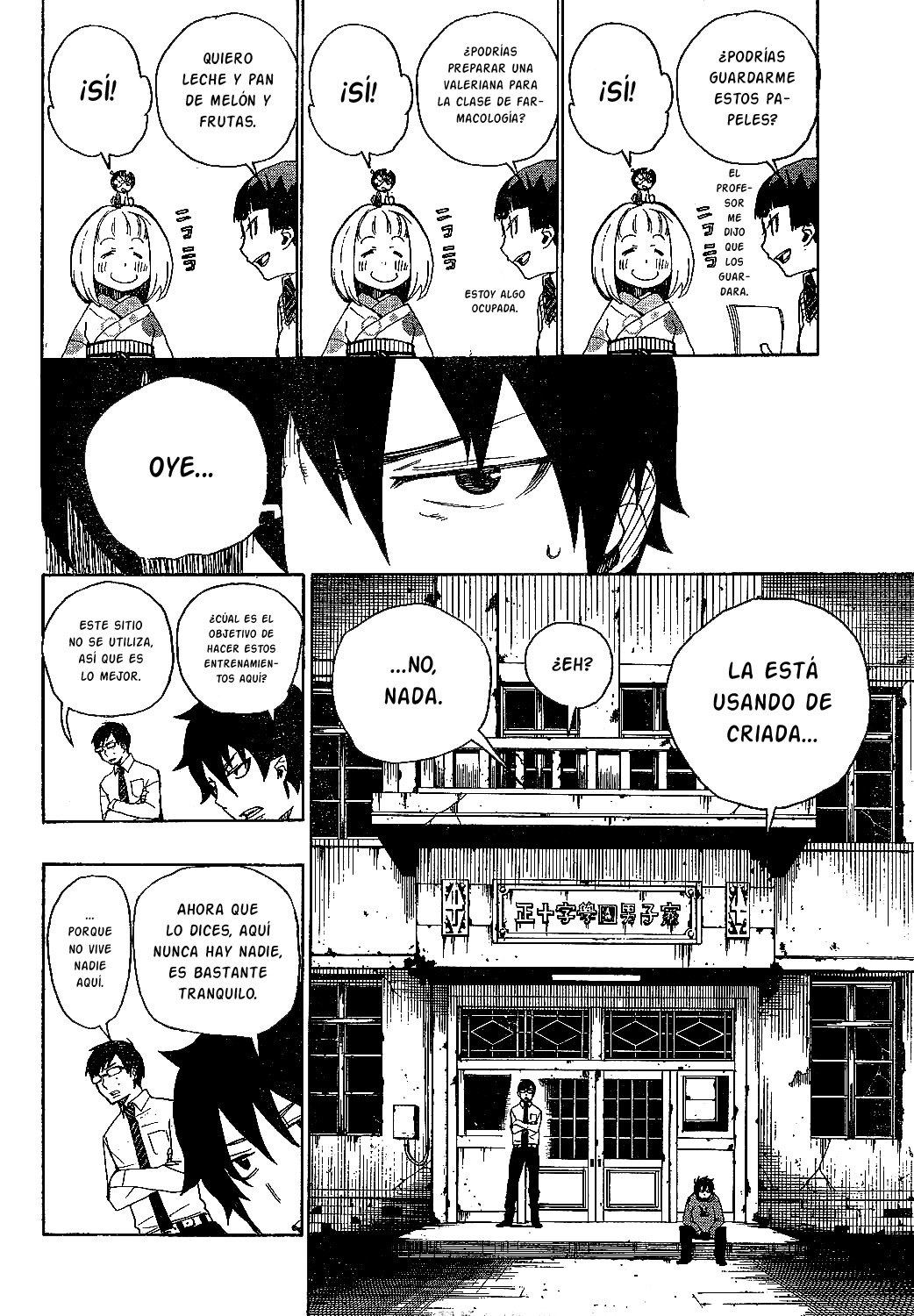 Ao no Exorcist Manga 05 - Haciendo amigos poco a poco Aonoexorcist20