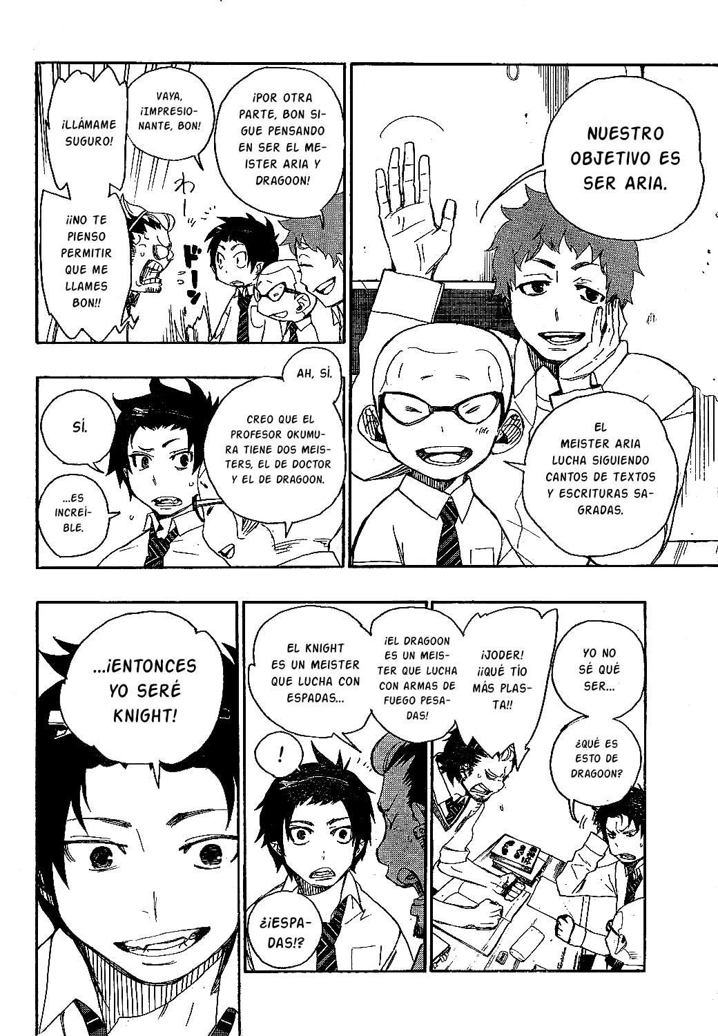 Ao no Exorcist Manga 05 - Haciendo amigos poco a poco Aonoexorcist8