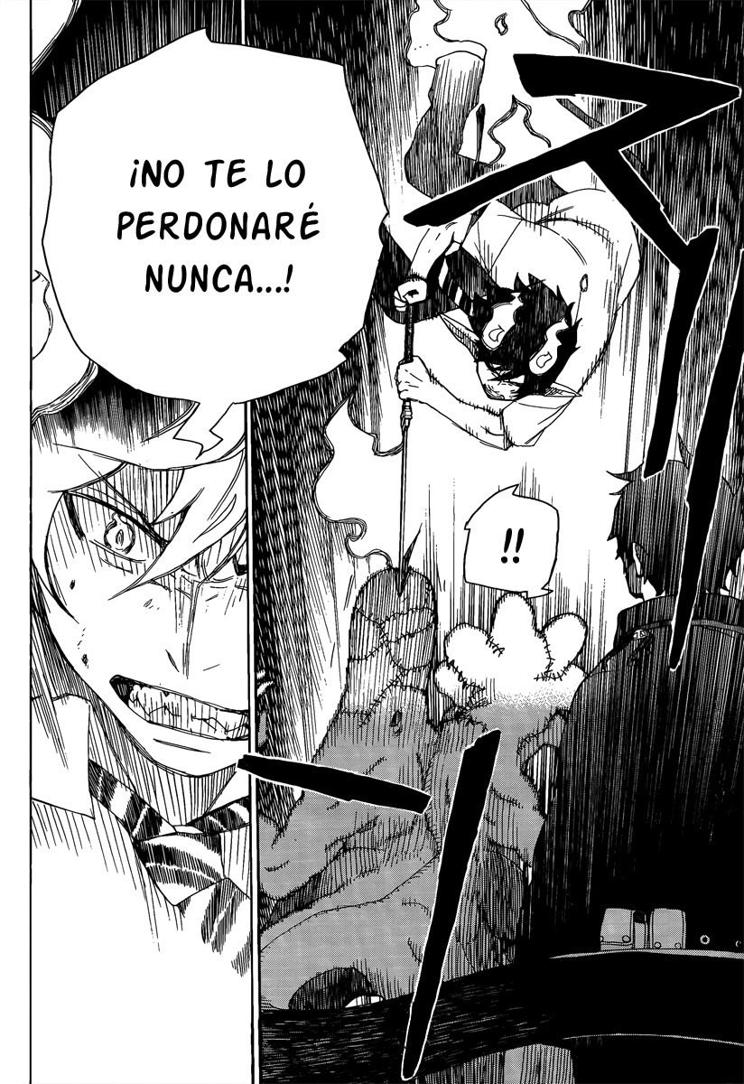 Ao no Exorcist Manga 06 - Aqui hay un Hombre enfermo Aonoexorcist35