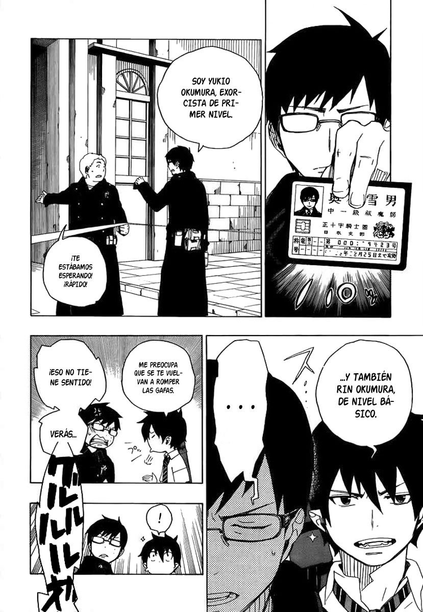 Ao no Exorcist Manga 08- El Gato Negro Aonoexorcist15