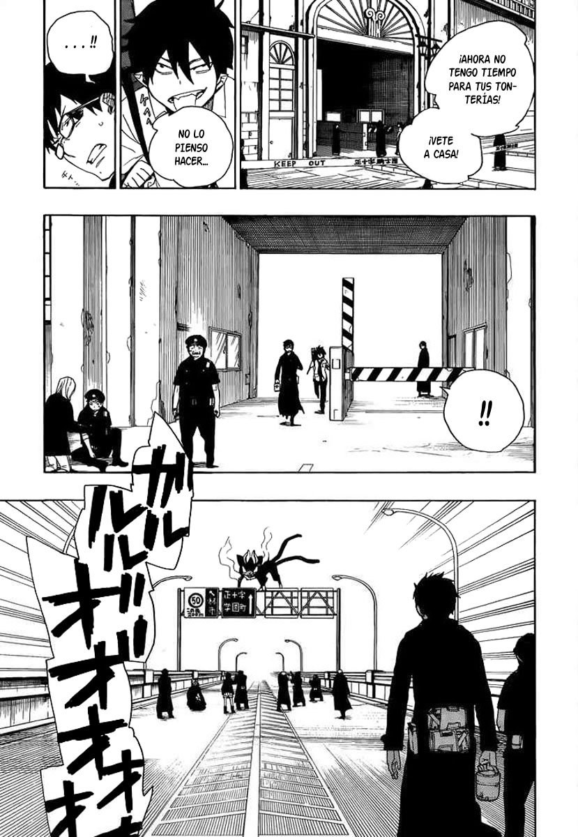 Ao no Exorcist Manga 08- El Gato Negro Aonoexorcist16