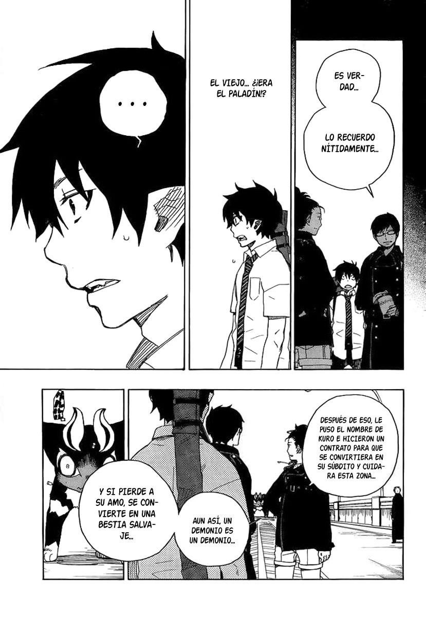 Ao no Exorcist Manga 08- El Gato Negro Aonoexorcist26