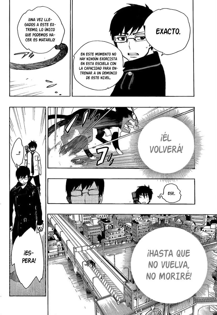 Ao no Exorcist Manga 08- El Gato Negro Aonoexorcist29