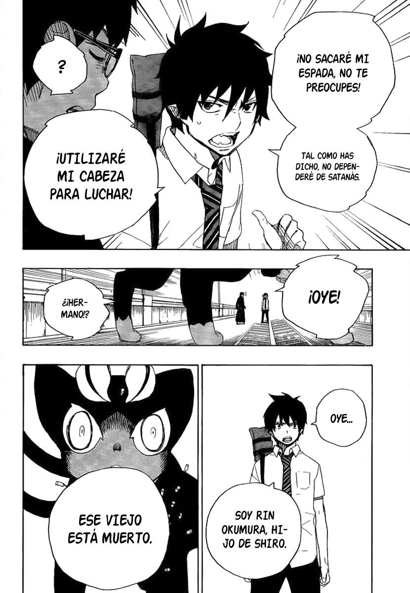 Ao no Exorcist Manga 08- El Gato Negro Aonoexorcist31