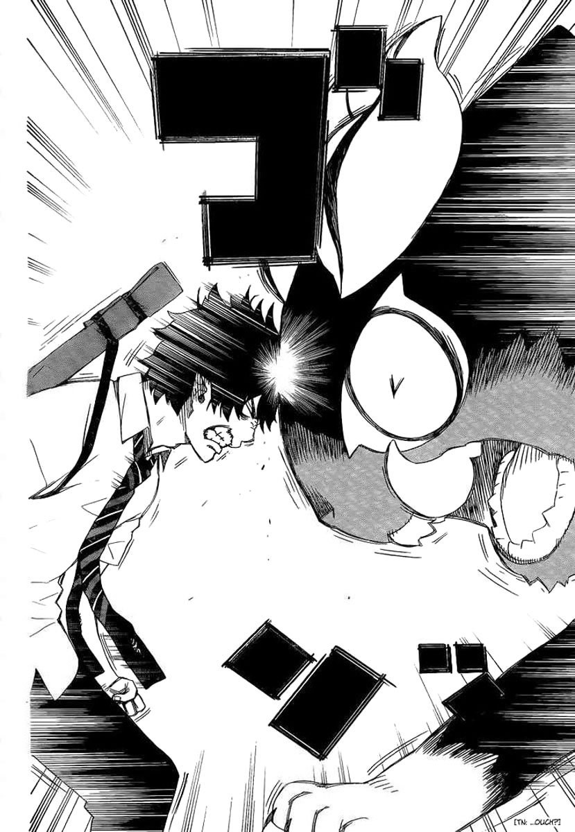 Ao no Exorcist Manga 08- El Gato Negro Aonoexorcist33