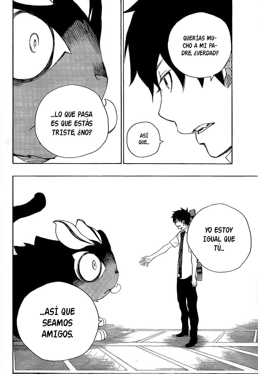 Ao no Exorcist Manga 08- El Gato Negro Aonoexorcist35