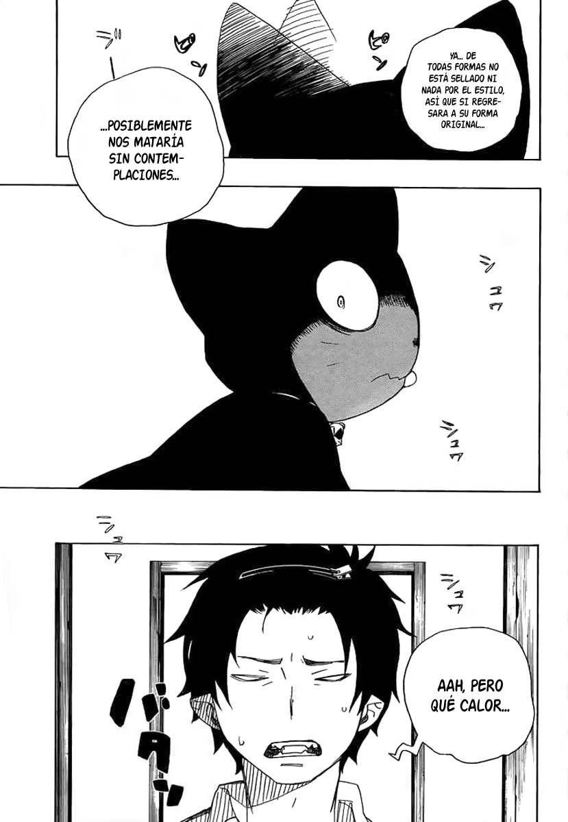 Ao no Exorcist Manga 08- El Gato Negro Aonoexorcist4