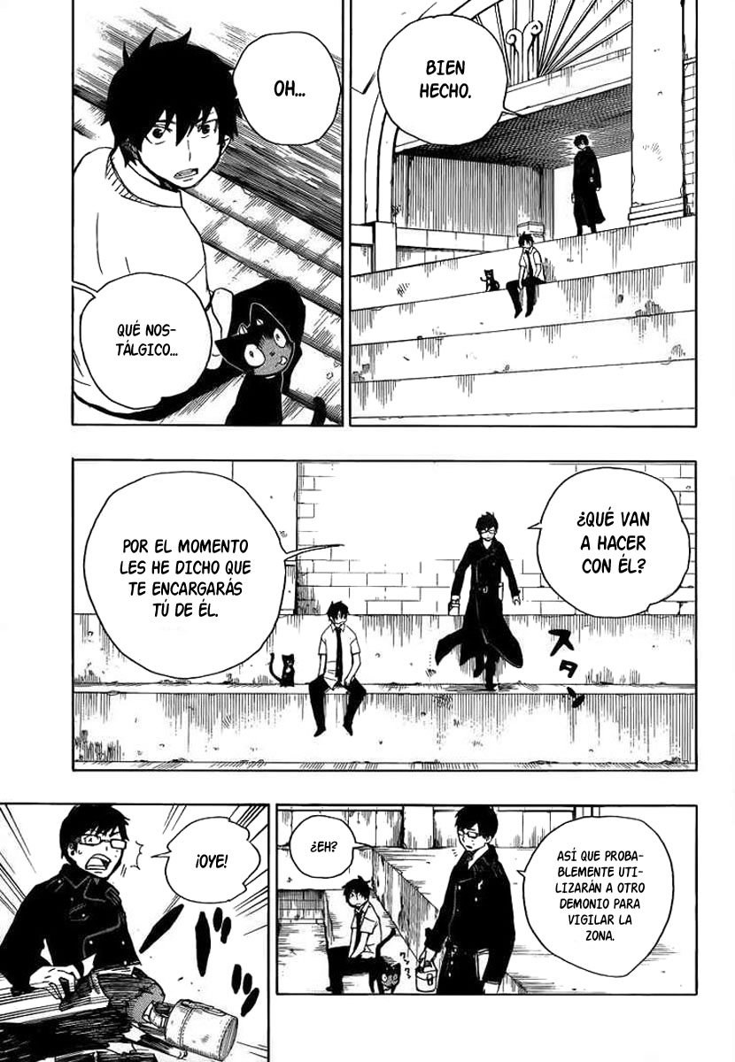 Ao no Exorcist Manga 08- El Gato Negro Aonoexorcist40