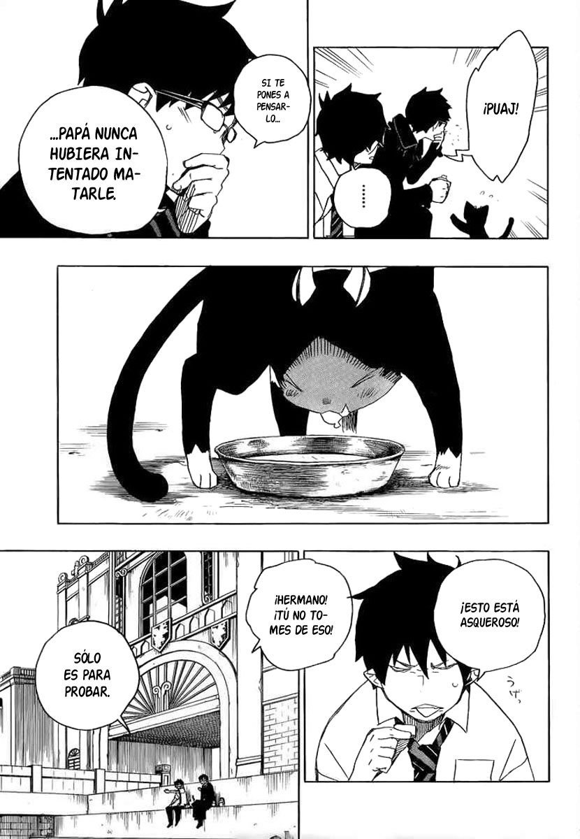 Ao no Exorcist Manga 08- El Gato Negro Aonoexorcist42