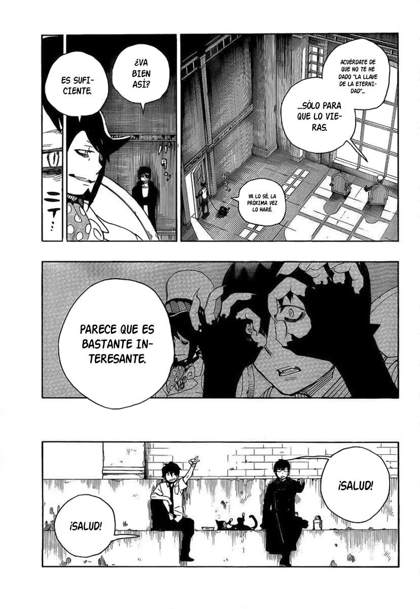 Ao no Exorcist Manga 08- El Gato Negro Aonoexorcist44