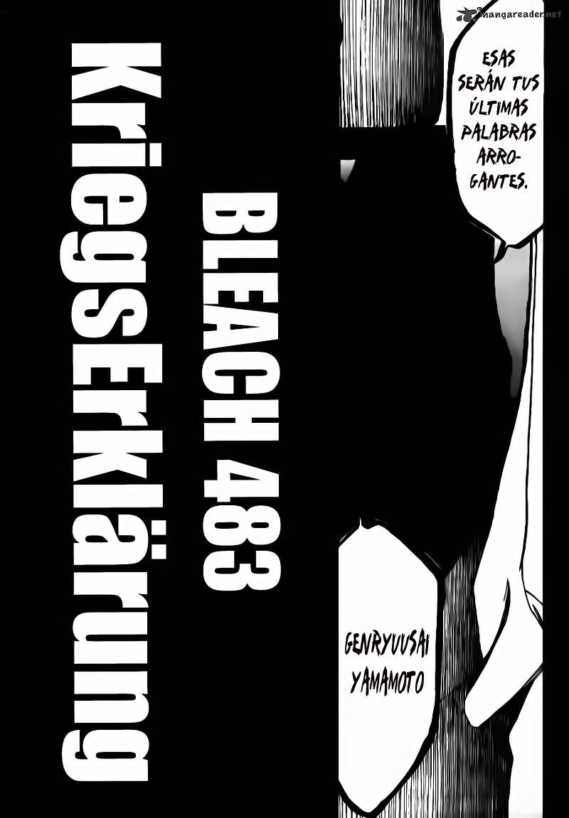 Bleach manga 483 - KriegsErklarung Bleach3