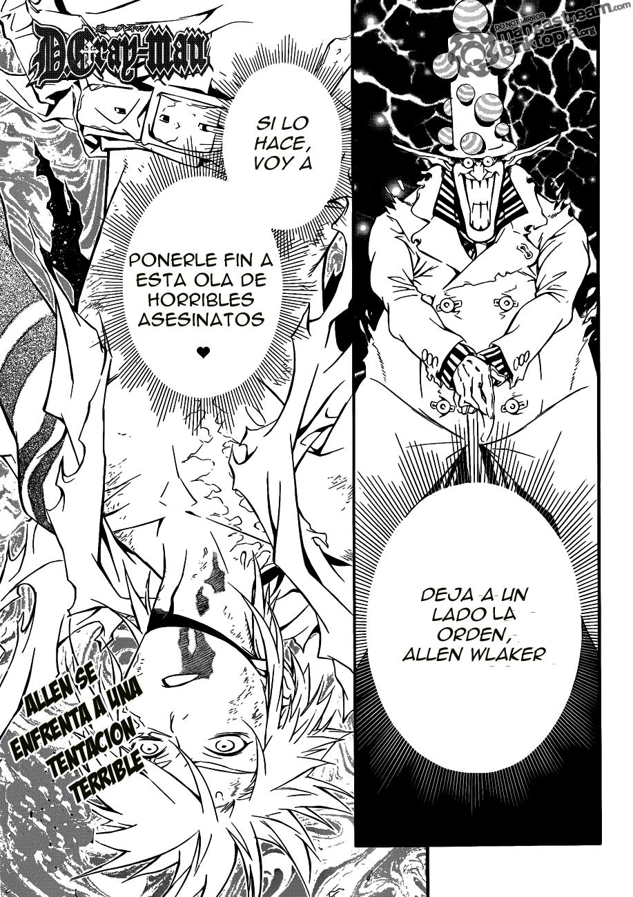 D GRAY MAN Manga 196: La propuesta del Conde Dgrayman