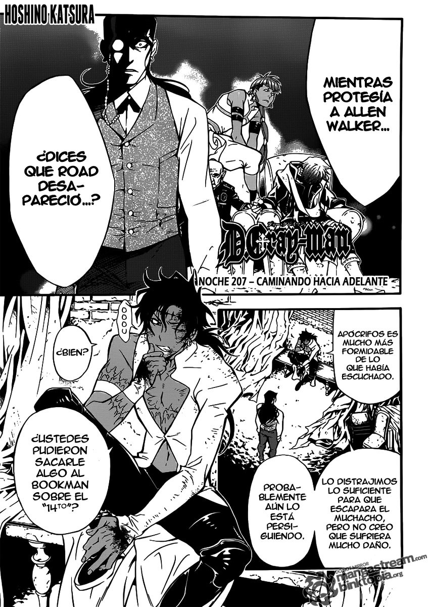 D GRAY MAN Manga 207: Caminando hacia adelante Dgrayman