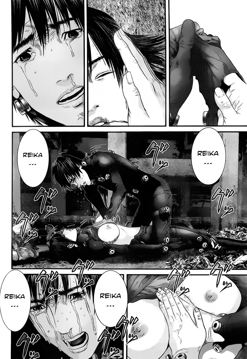  Escena final de La muerte de Reika - Gantz Gantz12