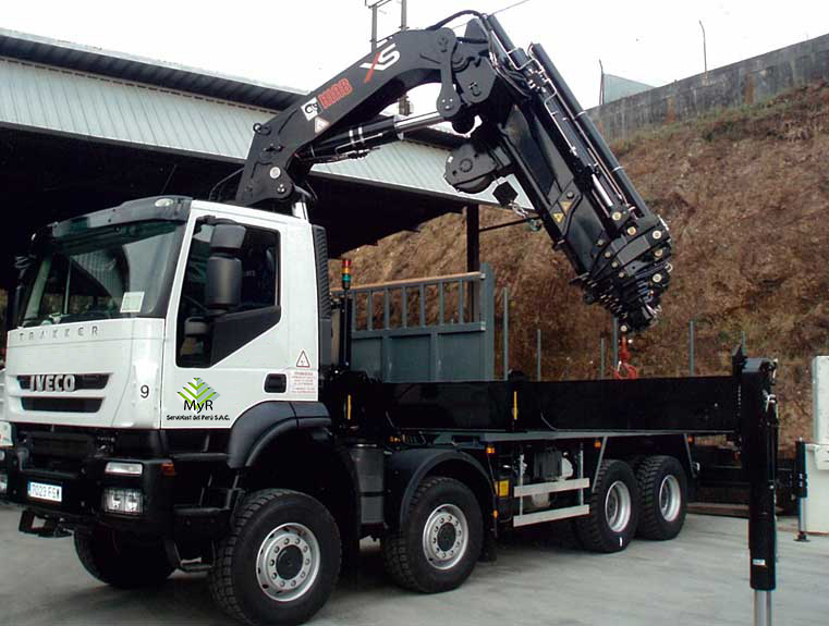 gru  PALFINGER  Camion-Grua-Hiab-300