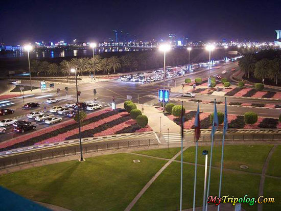 அழகிய துபாய் பாகம் 03. Dubai-city-at-night-traffic