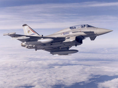 Eurofighter Typhoon المقاتلة الاوروبية التايفون    Eurofighter-typhoon-biplace-vol