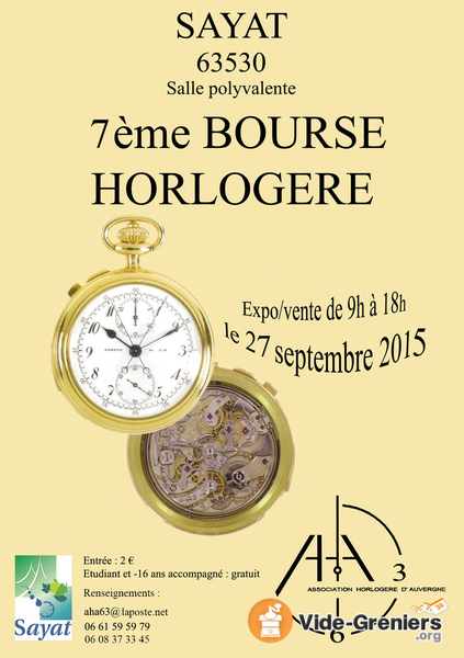 Bourse Horlogère de Sayat Boursesayat