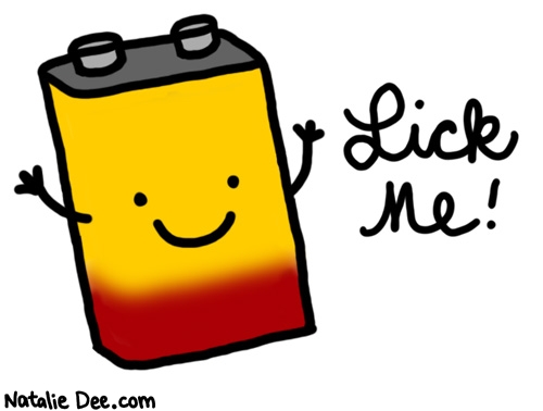 Hi! Flo Here Hes-a-cute-little-battery-but-i-dunno-if-you-want-to-lick-him