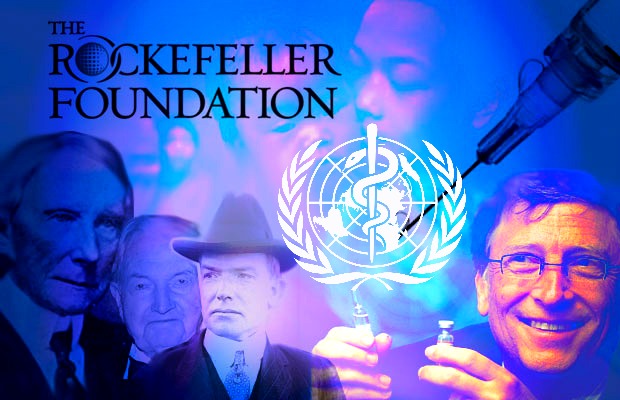 Gates and Rockefeller Keep WHO and Global Vaccine Program in Back Pocket WHO-Gates-Rockefeller-Vaccines