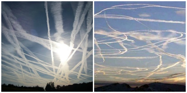 Global Air Quality UNFIT Per the WHO – Are Chemtrails to Blame? Chemtrail-Collage