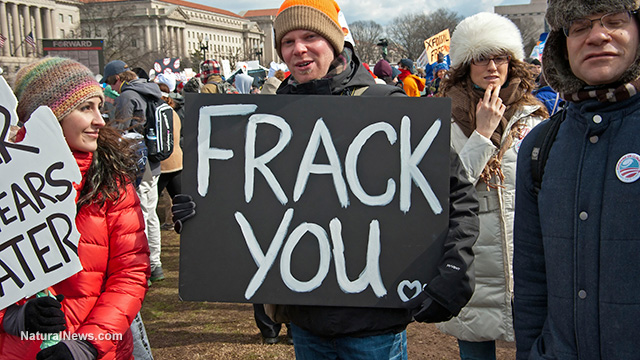 Over 1,000 toxic chemicals found in fracking water Editorial-Use-Frack-You-Fracking-Protest-Sign