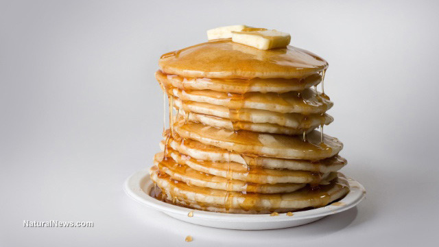 Would you like some cancer-fighting nutrition with your pancakes? Maple syrup found to contain anti-cancer nutrients Pancakes-Syrup-And-Butter