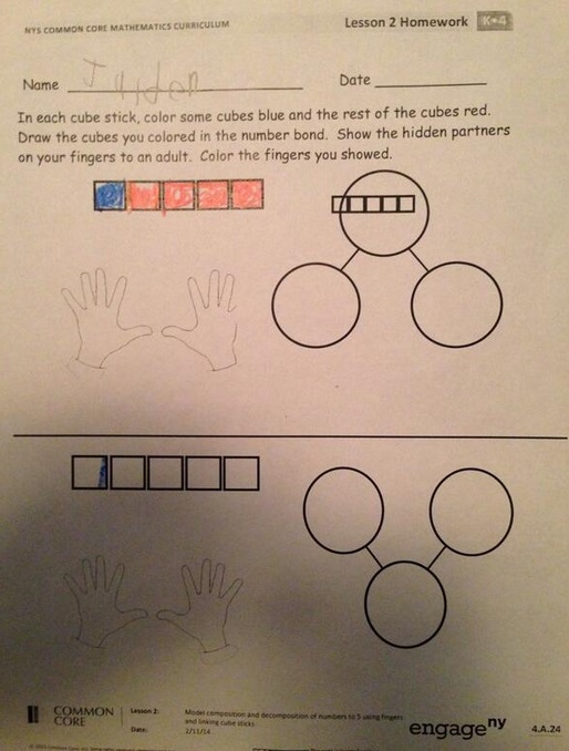 Common Core math education intentionally designed to make America's children mentally ill  Common-Core-Number-Bond