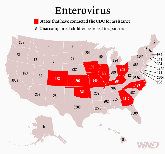  vaccine Mystery virus EV-D68 exploding among vaccinated children; U.S. medical system clueless without a vaccine Virus_illegal_minors