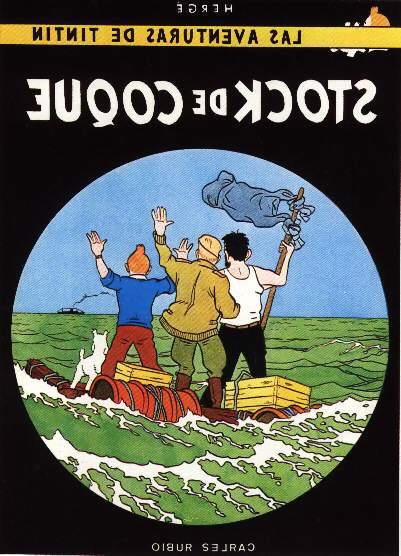 Couvertures d'albums détournés de Tintin et parodies Fmiro2_g