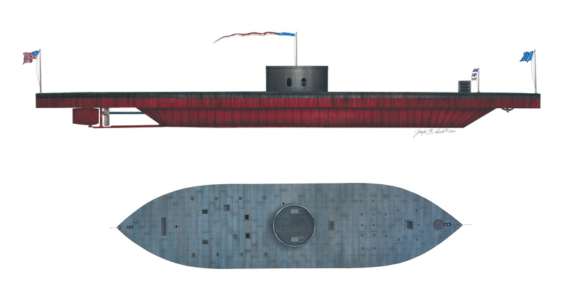 uss monitor vs css virginia Monitor