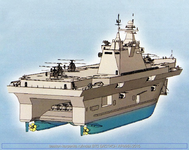 Universal landing ships for Russian Navy - Page 2 Lavina_Avalanche_project_Mistral_Russia_Krylov_State_Research_Center