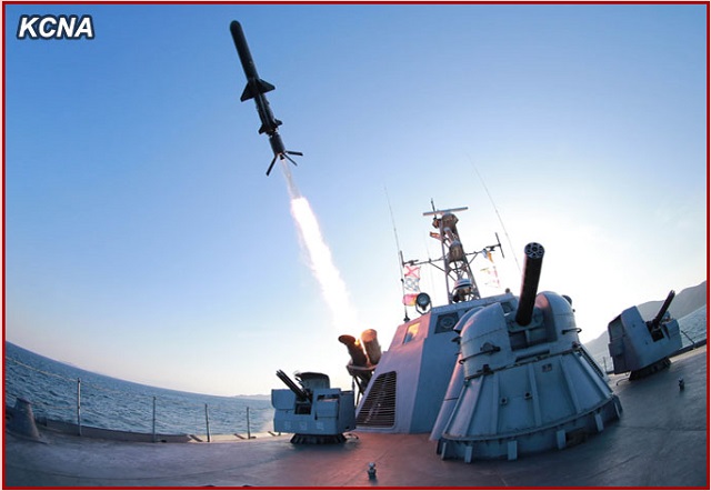 كوريا الشماليه تكشف عن صاروخ جديد مضاد للسفن  North_Korea_Navy_Nongo_class_SES_anti-ship_missile_KH-35_2