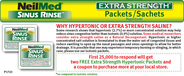 FREE NeilMed Sinus Rinse Hypertonic Packets Ban_p1723