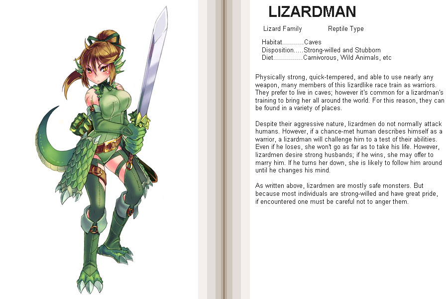 Différentes races hybrides (quelques idées) Lizardman