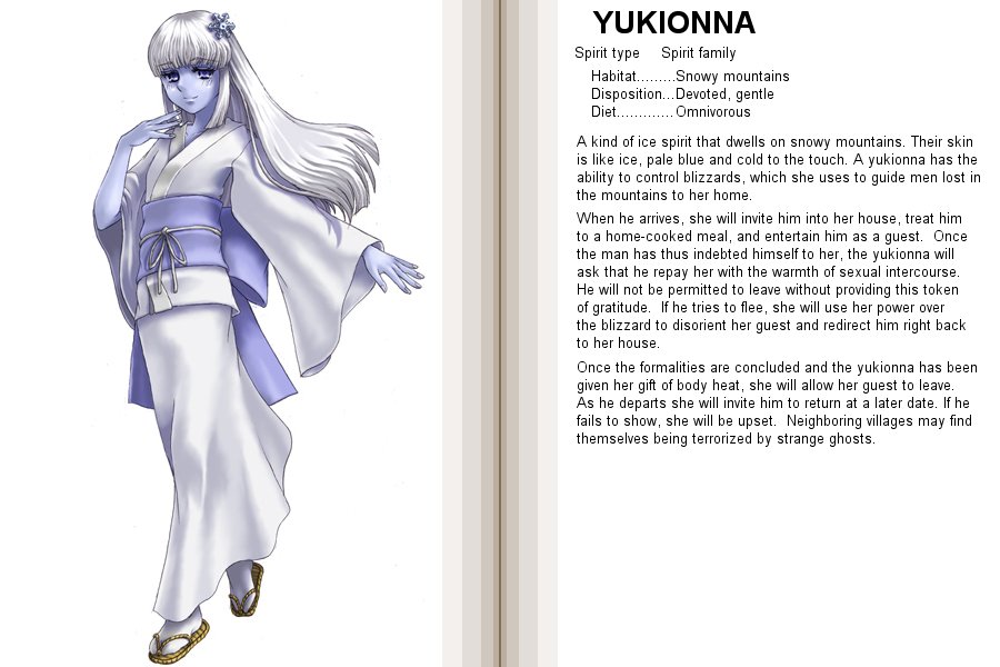 Différentes races hybrides (quelques idées) Yukionna