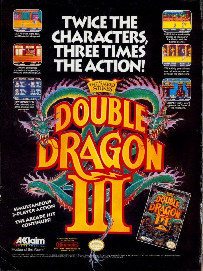 Double Dragon III : The Sacred Stones (NES) Doubled3