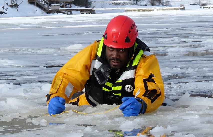 CANADIAN RANGERS Sergeant-Eric-Scott-wears-an-immersion-suit-to-combat-the-cold-water-scott