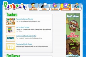 موارد رقمية (تكنولوجية) تجعل عمل المدرسين أكثر فعالية Funbrain-300x201