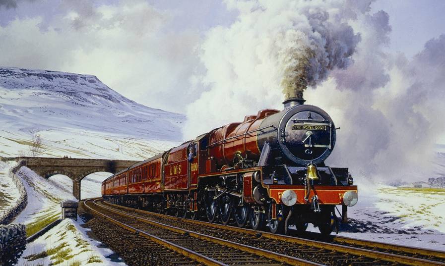 El tren más moderno de Inglaterra Lms_royal_scot_class_royal_scot