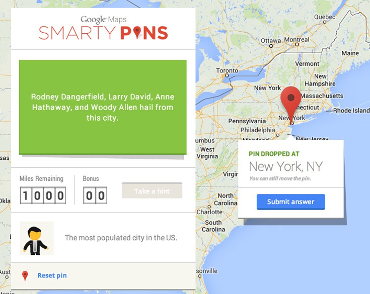Νέο παιχνίδι γνώσεων στο Google Maps Smarty3