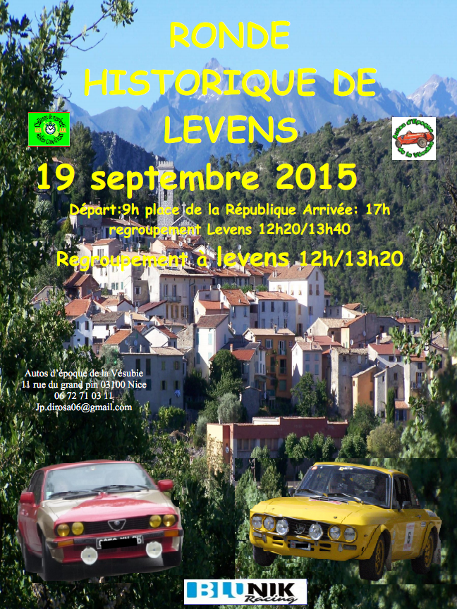 Ronde Historique de Levens 06670 le 19 septembre 2015 Levens