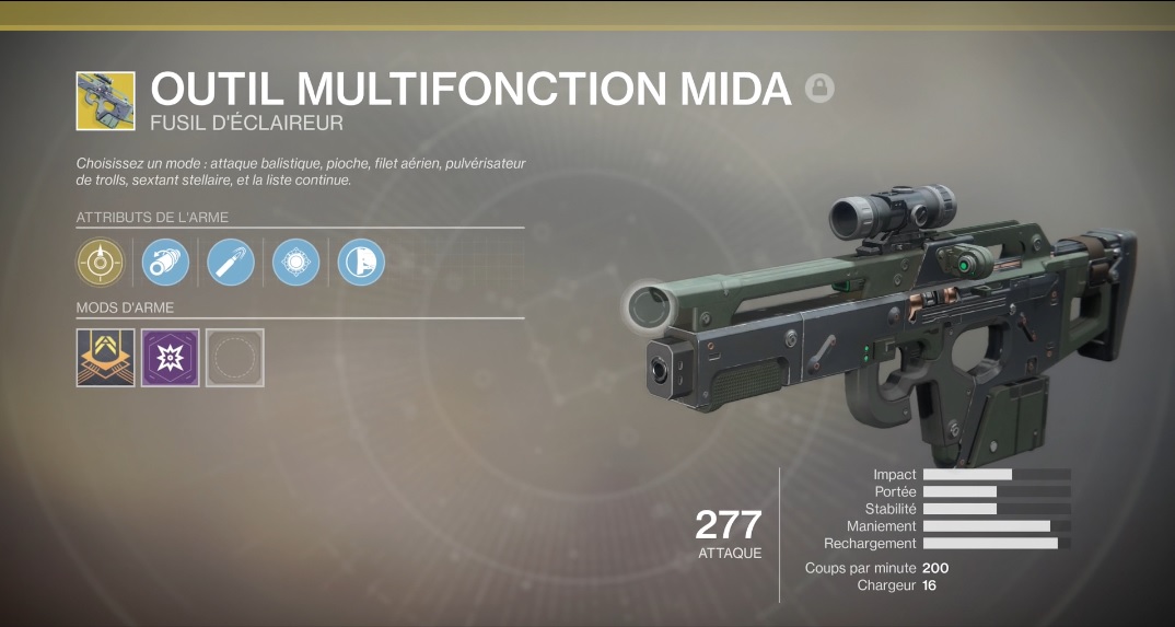 Obtenir le fusil d’éclaireur exotique Outil Multifonction MIDA. Destiny-2-comment-avoir-outil-multifonction-MIDA